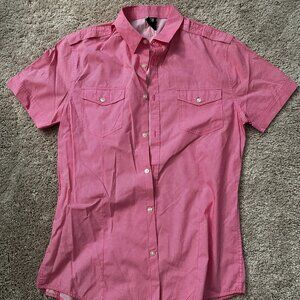 H&M Spotted Summer Shirt (Pink)